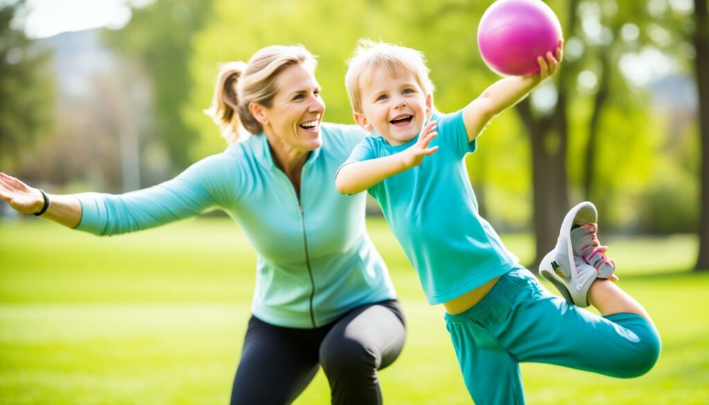 Parent-child bonding through physical activities