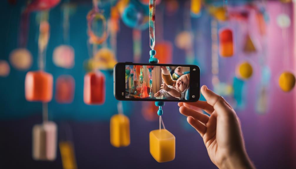 colorful mobiles in art