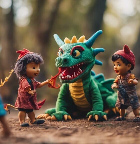 creative play with dragons