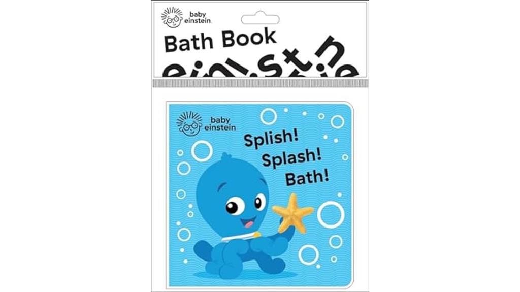 educational bath book for babies