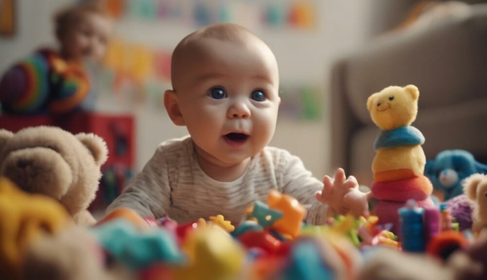 engaging baby in conversation