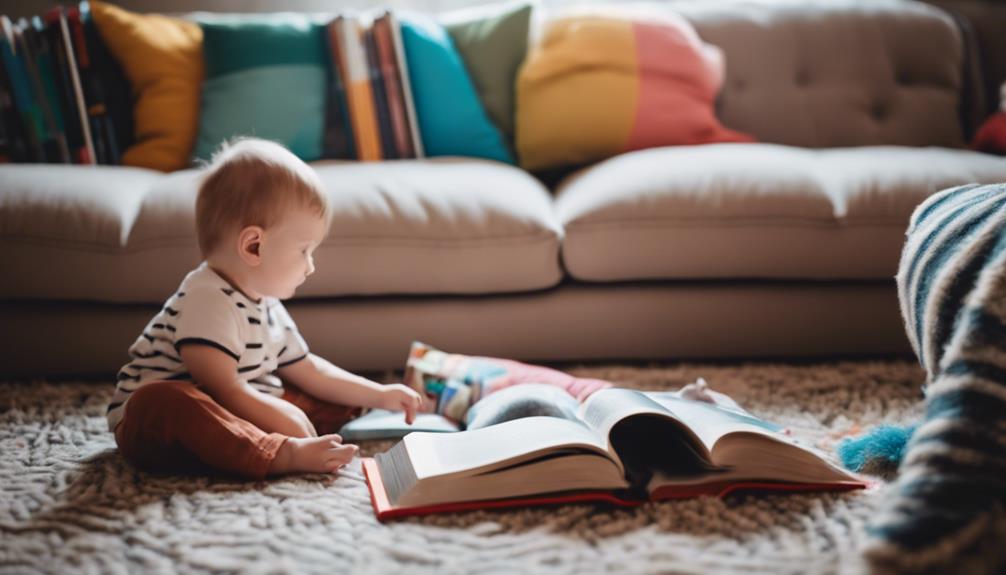 engaging baby through books