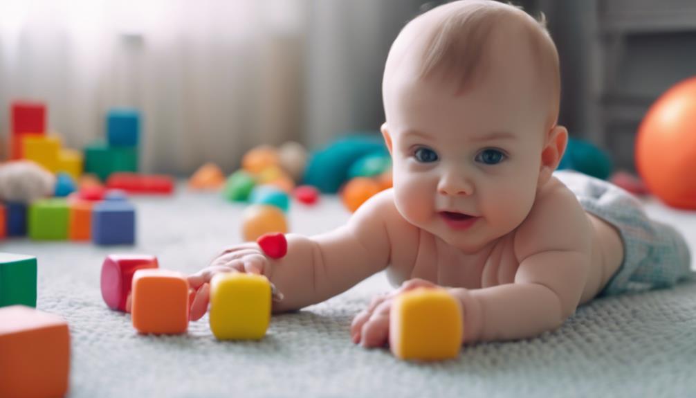 engaging infant in play