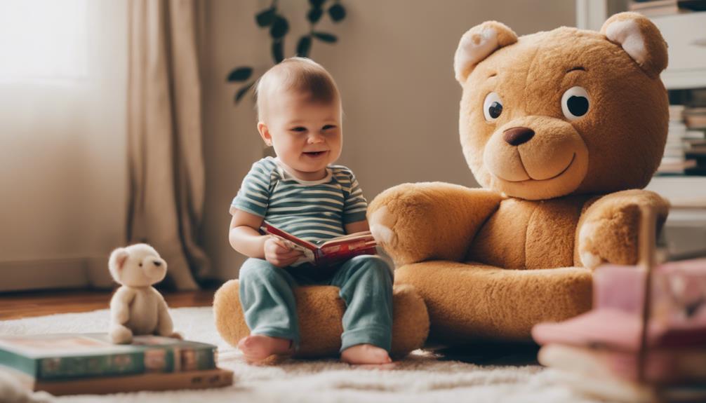 engaging storytime with baby