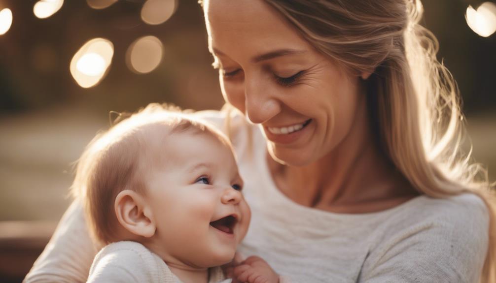 enhancing parent baby bond smiling