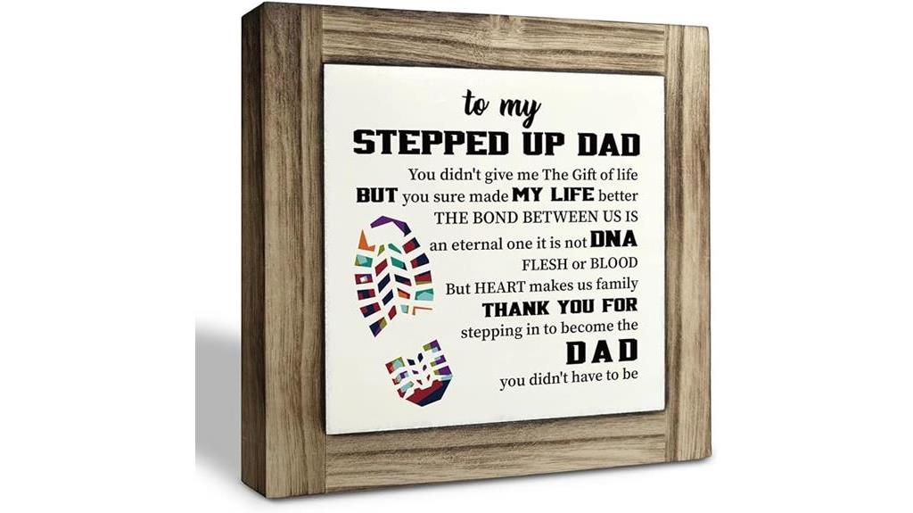 grateful plaque for stepdad