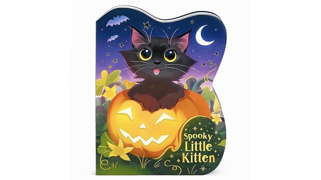 halloween cat book treat