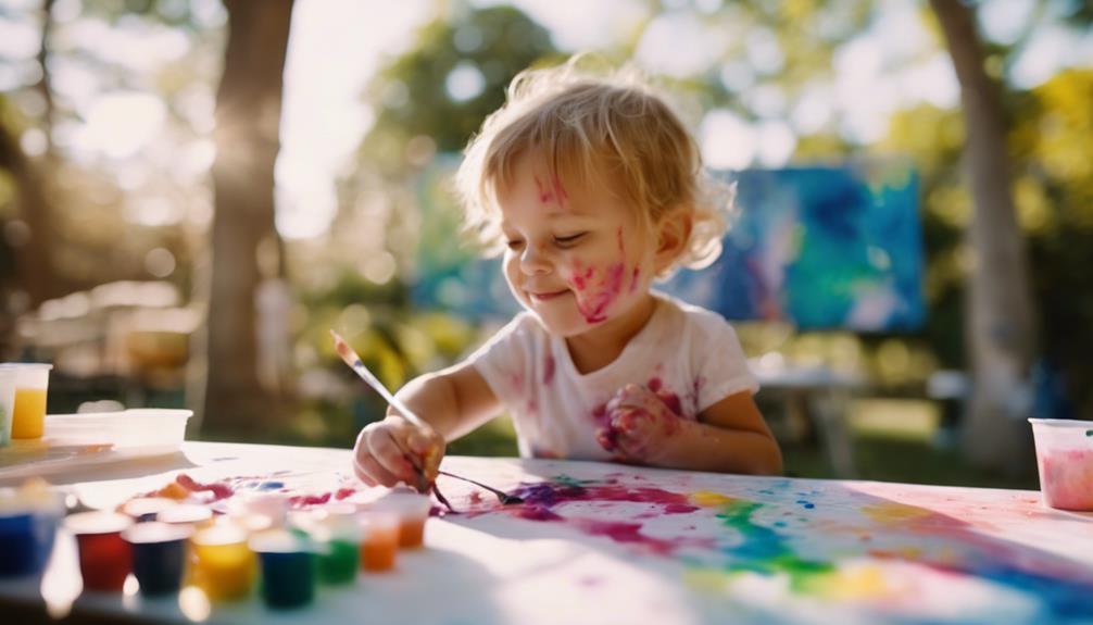 homemade edible finger paint