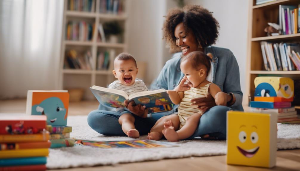 interacting with infants through books