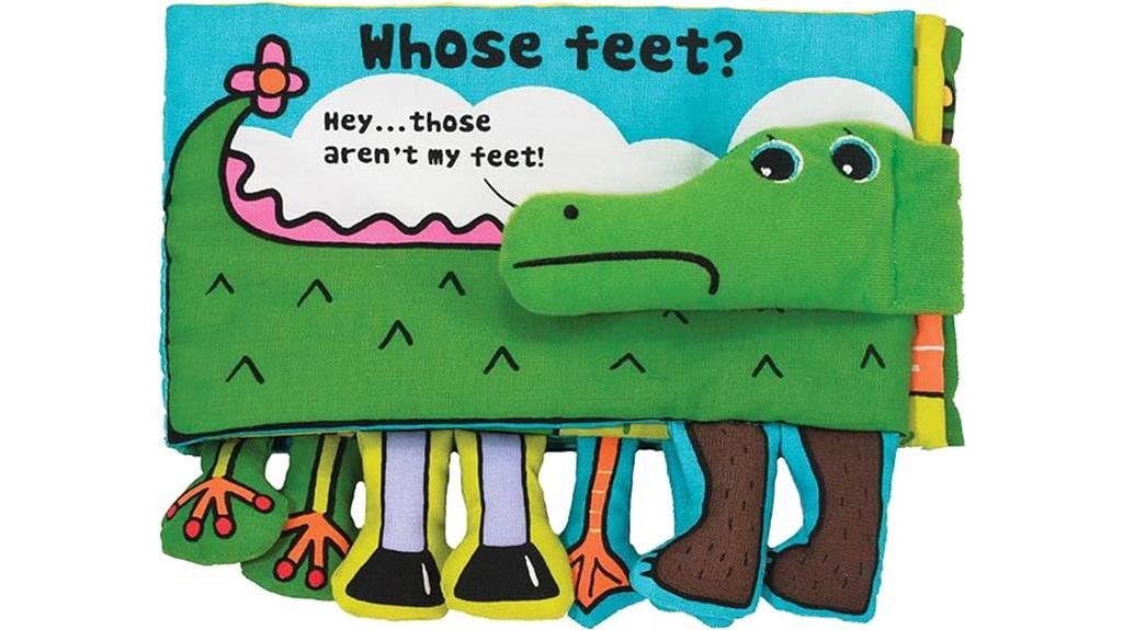 interactive baby book feet