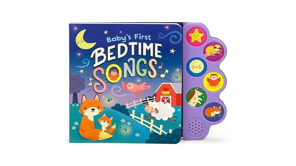 interactive bedtime song book