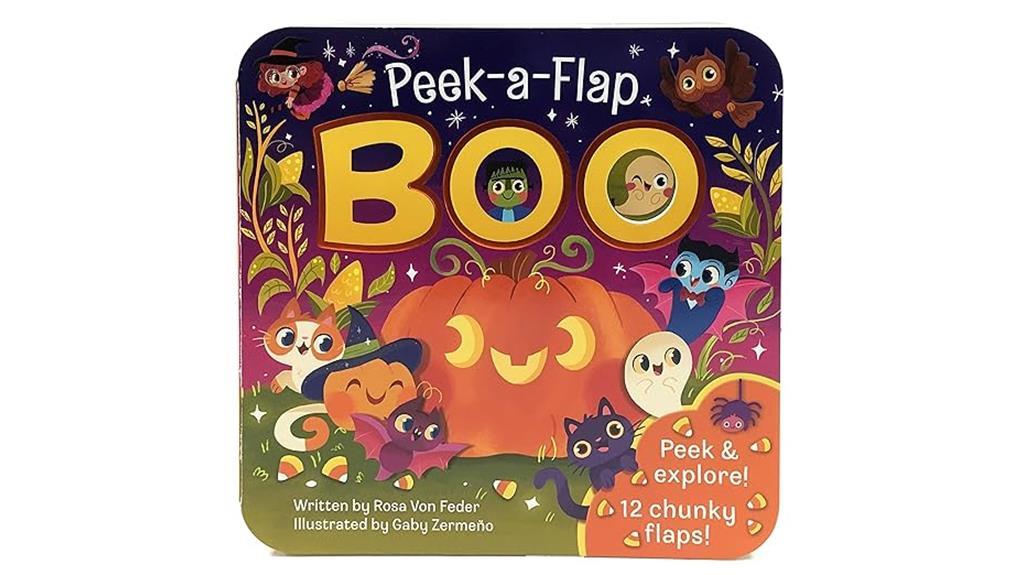 interactive halloween board book