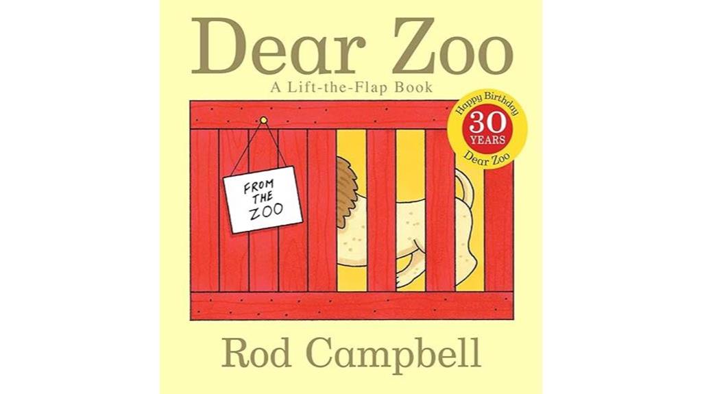 interactive lift the flap animal book