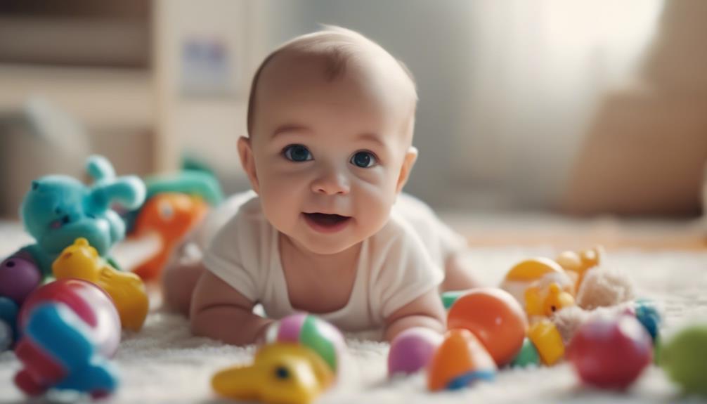 joyful baby brings happiness