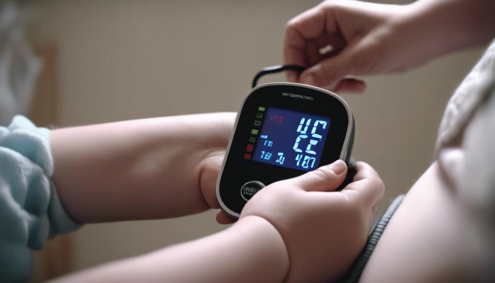 measuring blood pressure levels