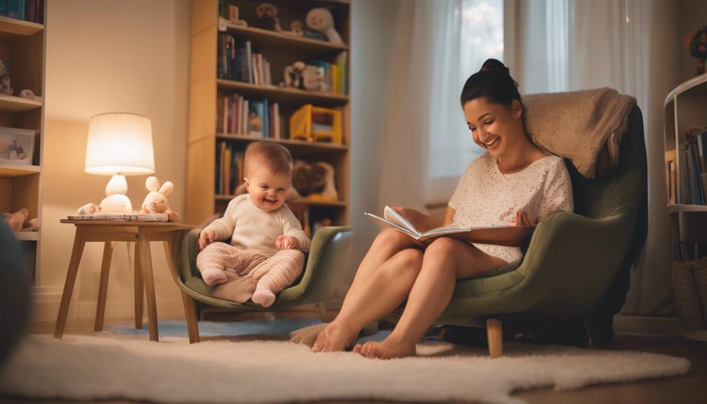 reading to baby daily