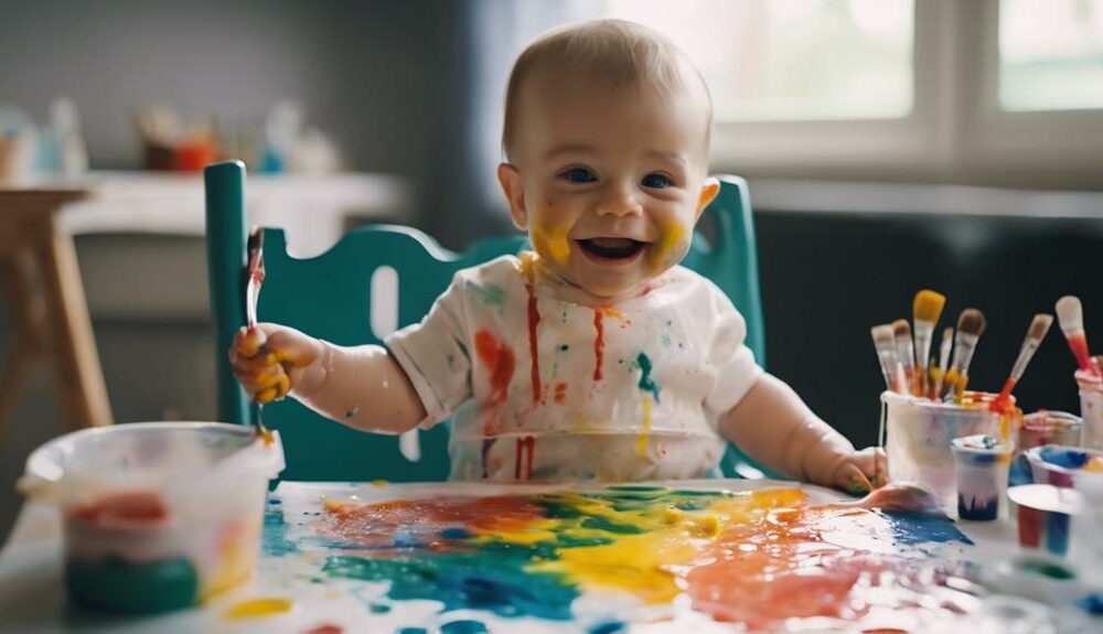 safe finger painting activities