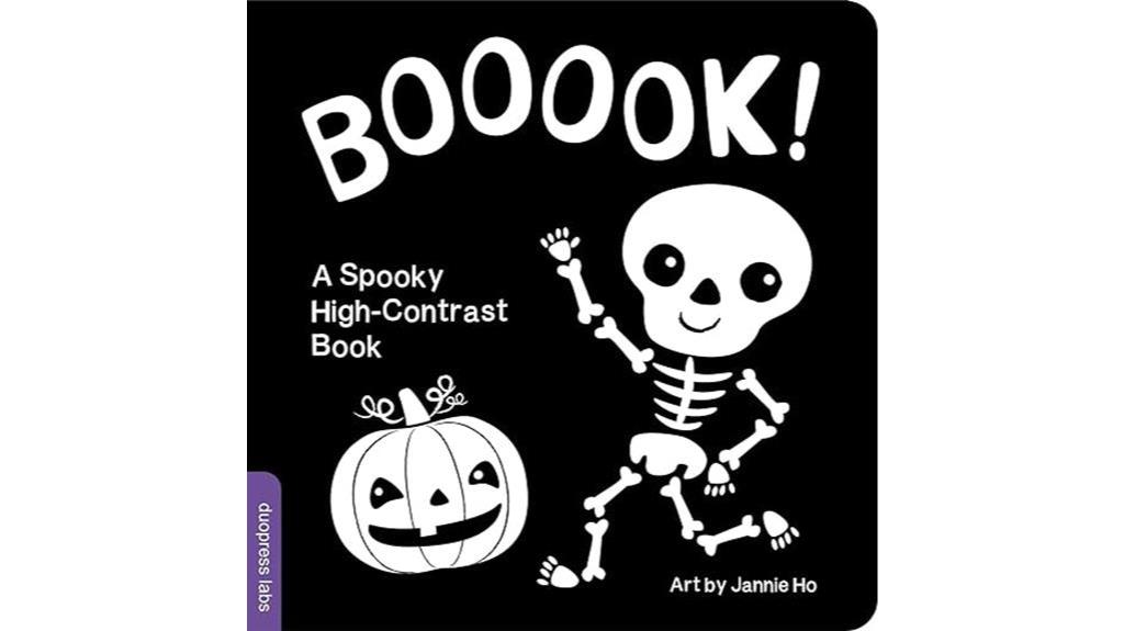 spooky high contrast book