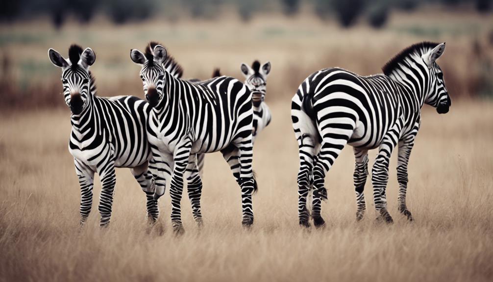 zebra foals unique stripes