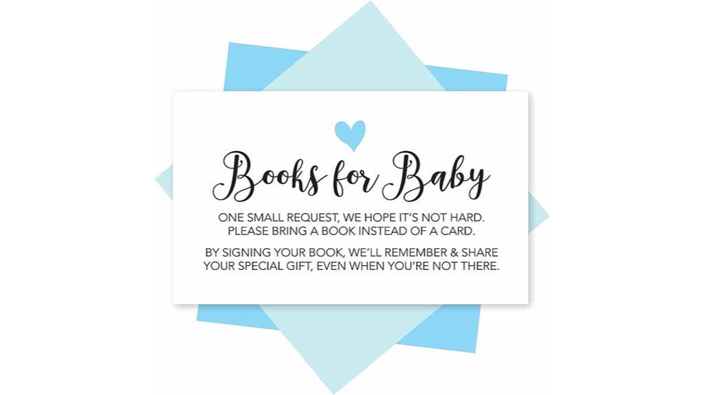 baby shower book request