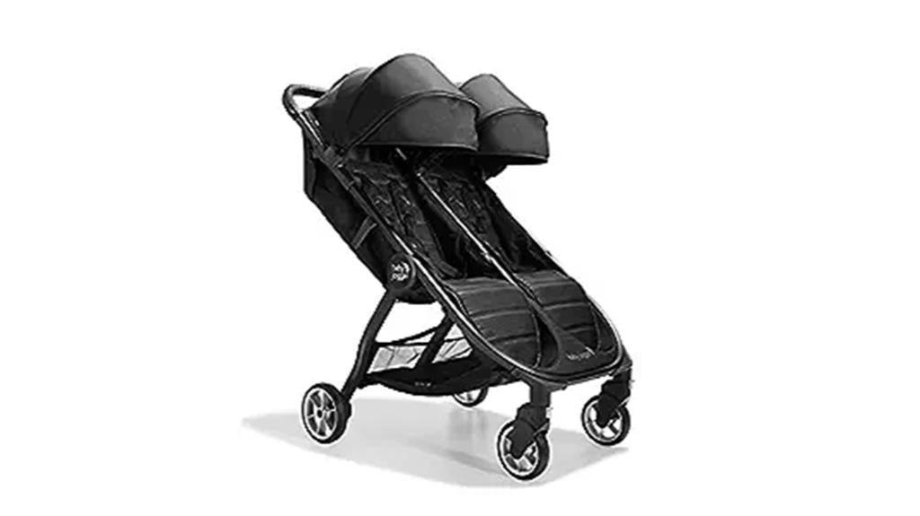 compact double stroller option