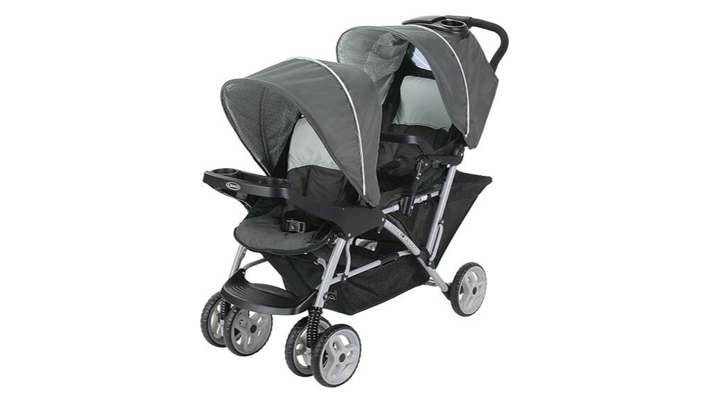 convenient double stroller design