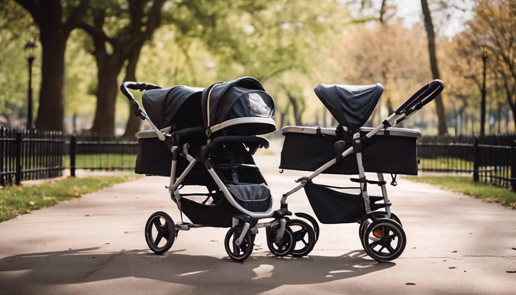 double jogging stroller selection