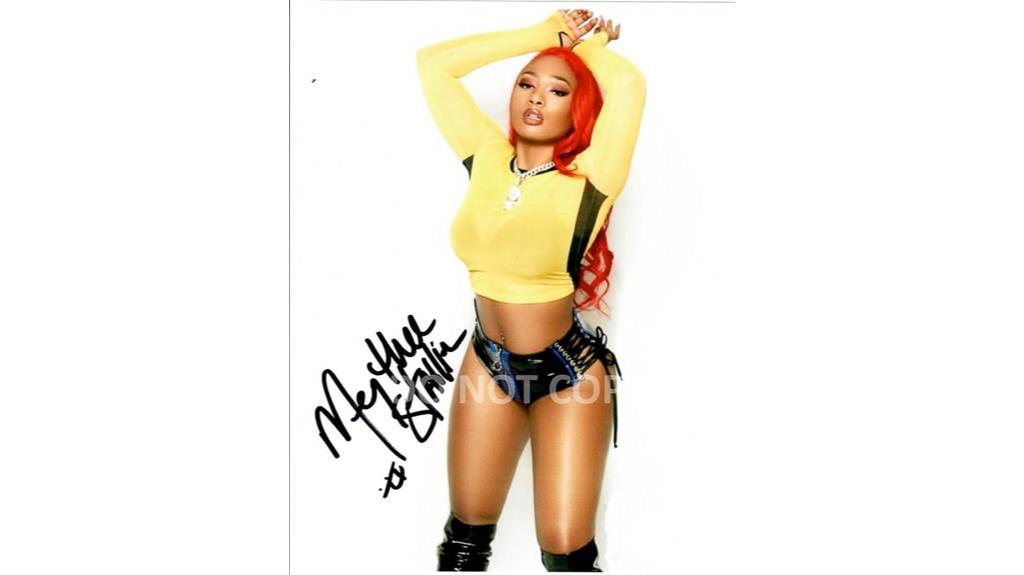 megan thee stallion signed reprint photo