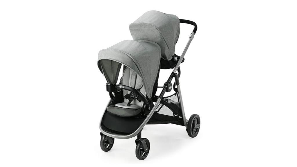 versatile double stroller option