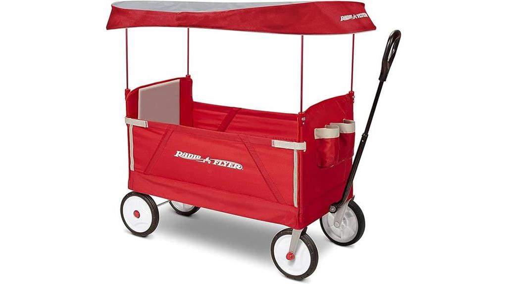 versatile folding wagon canopy