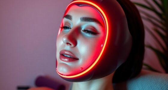 top red led masks