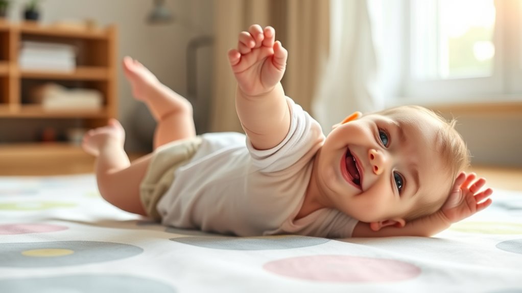 baby rolling over milestone
