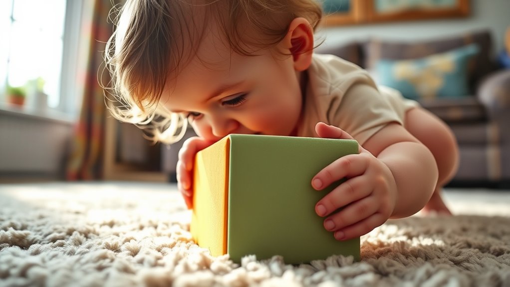 baby shows walking readiness