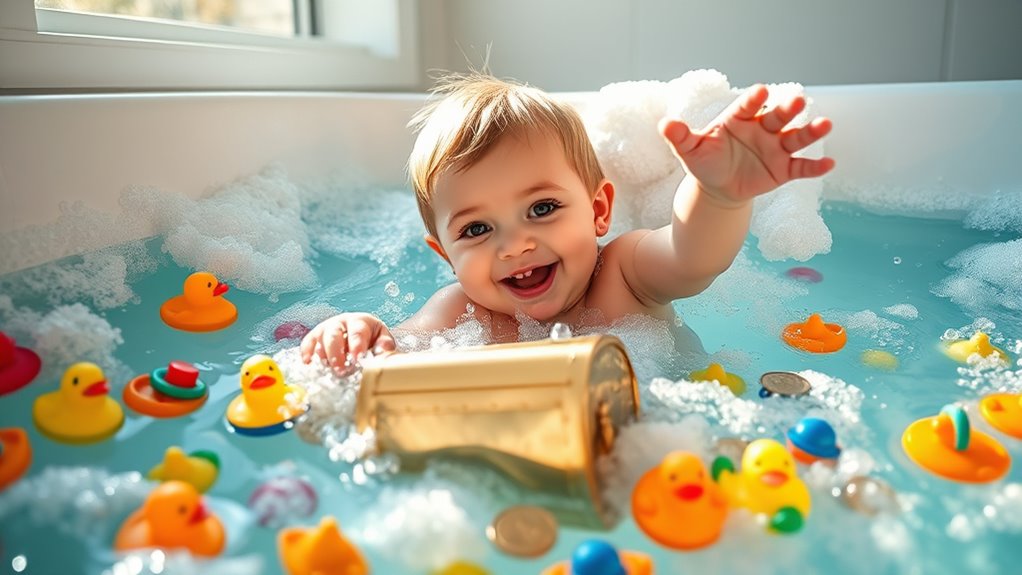 bath time treasure hunt