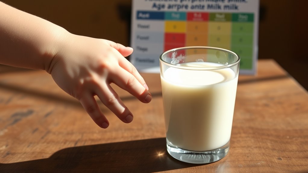choosing appropriate milk types