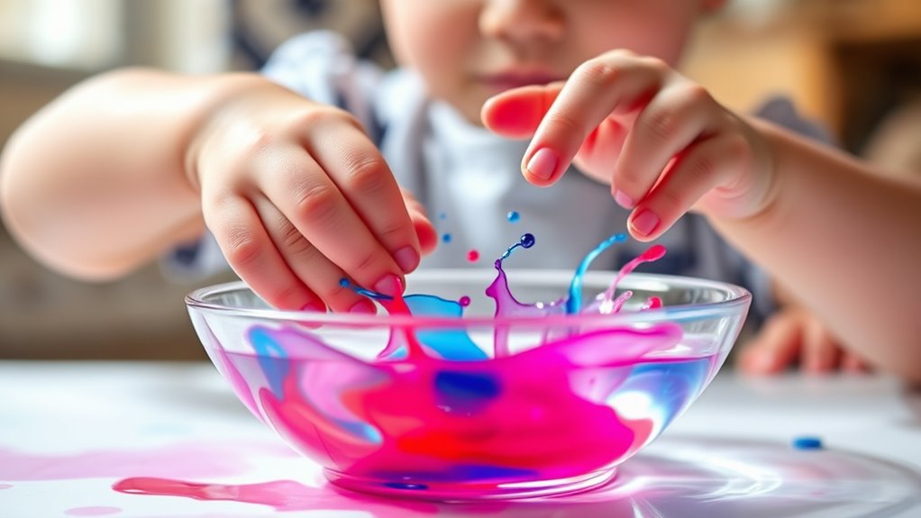 color blending safe water play