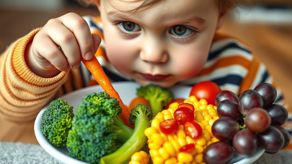 colorful foods encourage exploration
