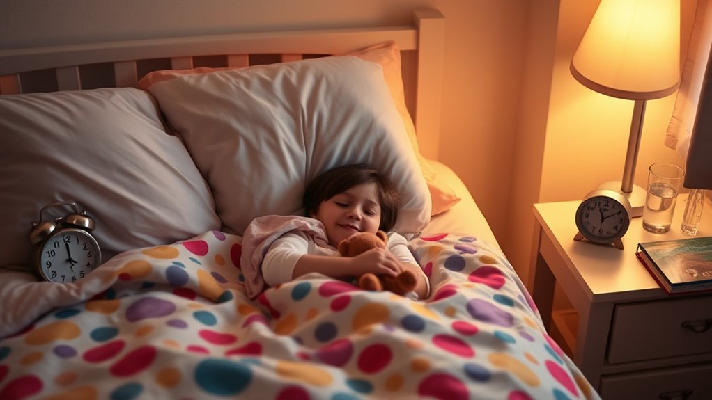 consistent bedtime and environment
