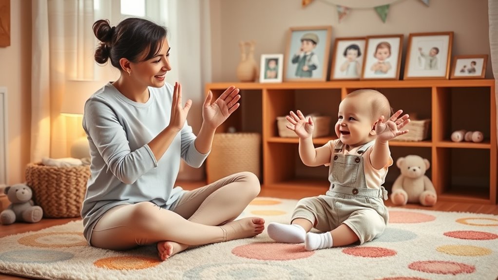 consistent supportive sign language environment