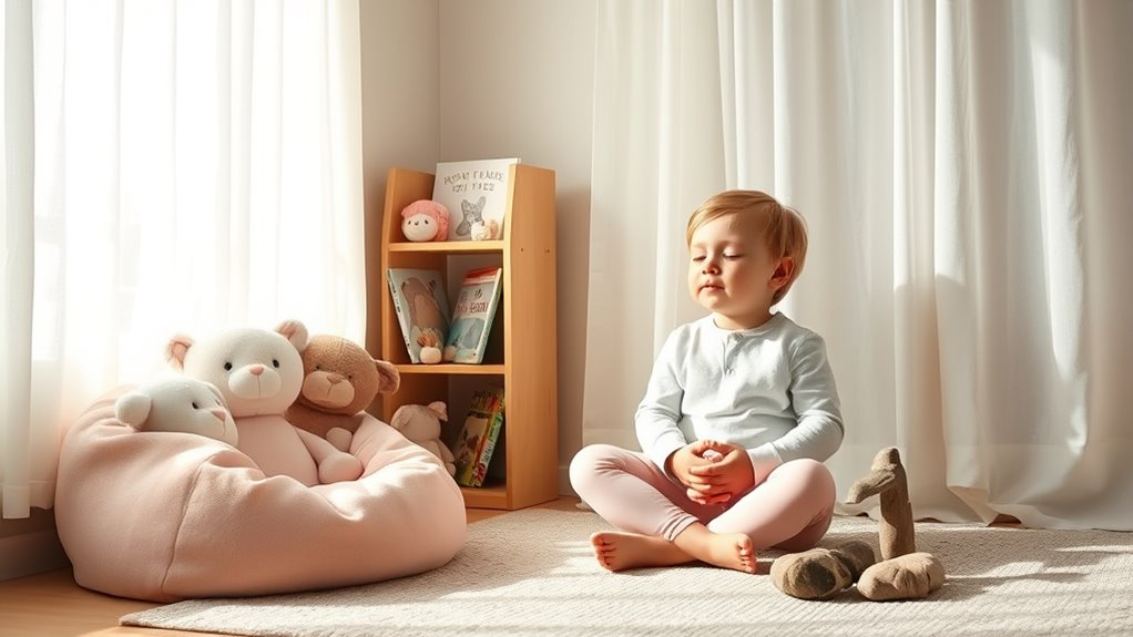 cozy calming sensory space