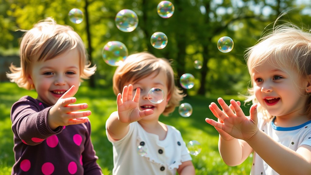 creative bubble blowing activities