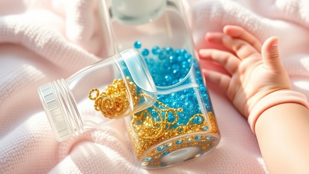 diy calming sensory bottles