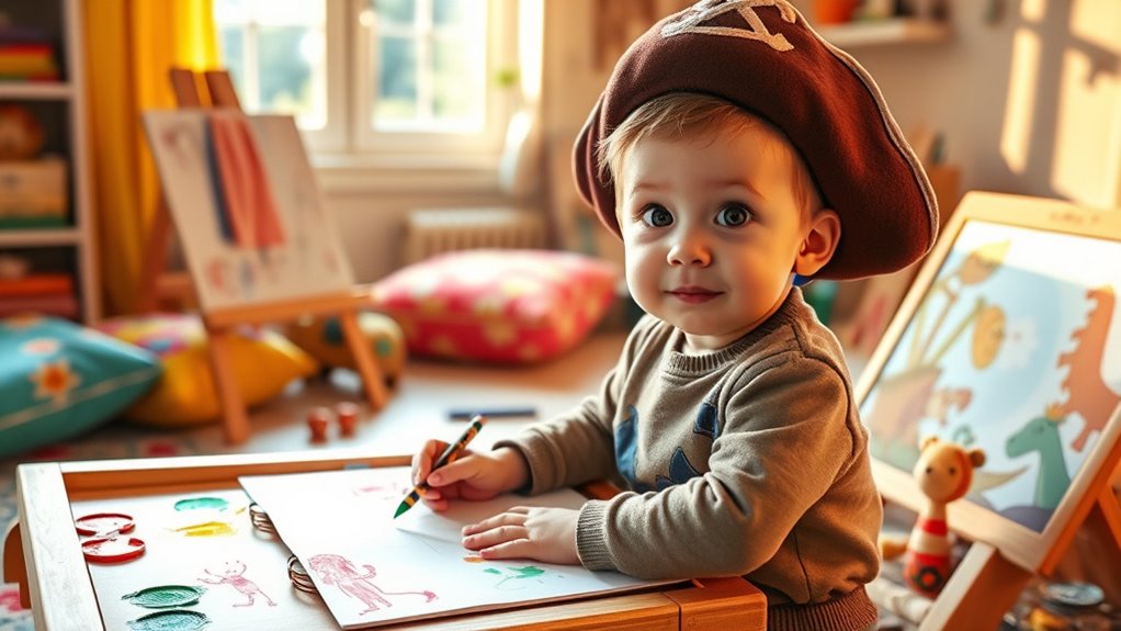 encourage creative storytelling play