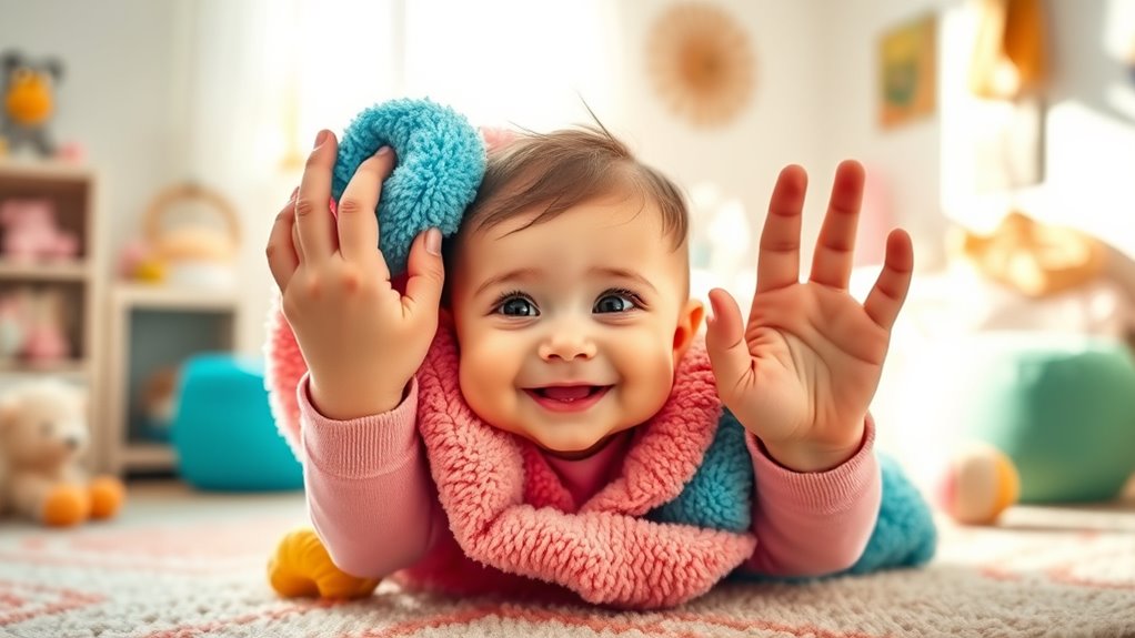 engaging baby peek a boo game