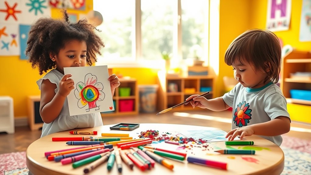 fostering toddler artistic exploration
