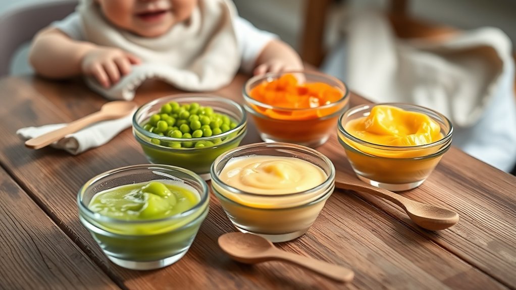 healthy homemade baby purees