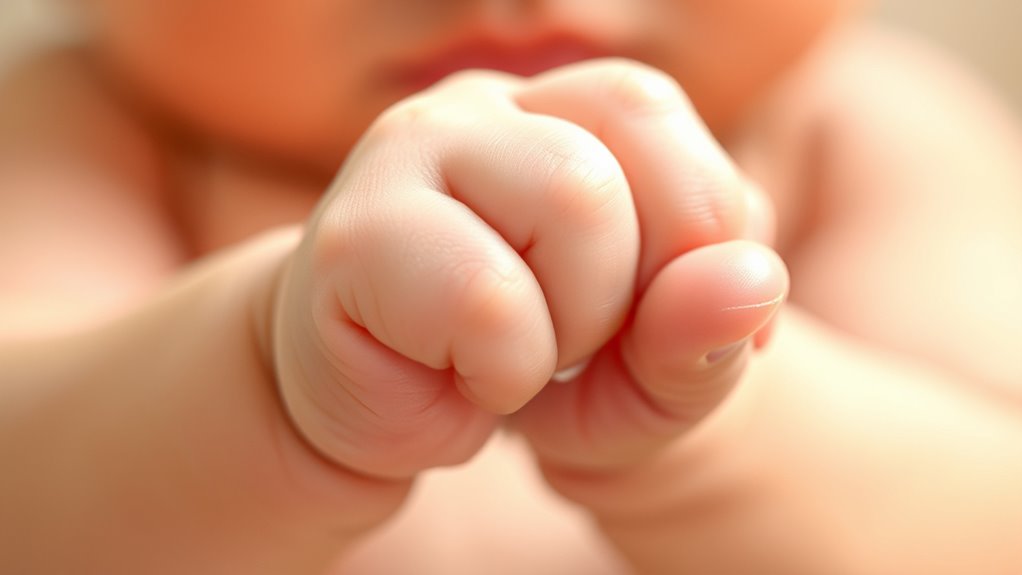 infant reflexes and grasping