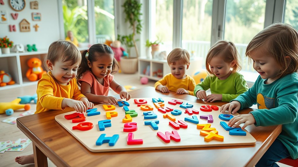 interactive alphabet puzzle learning