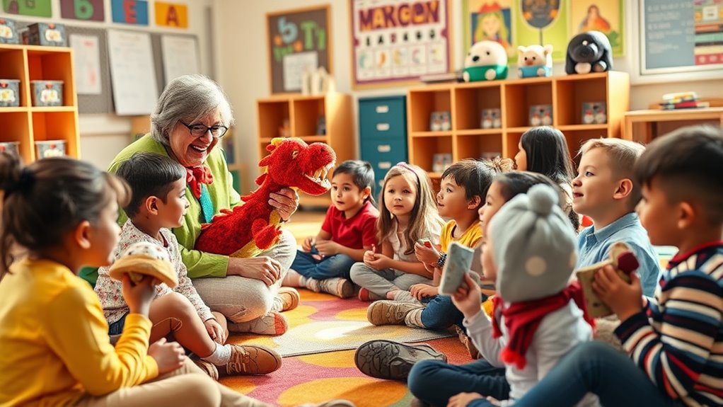 interactive lively storytime engagement