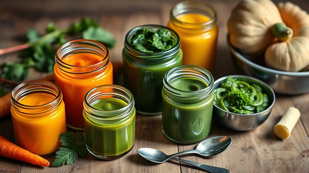 nutritious baby vegetable purees